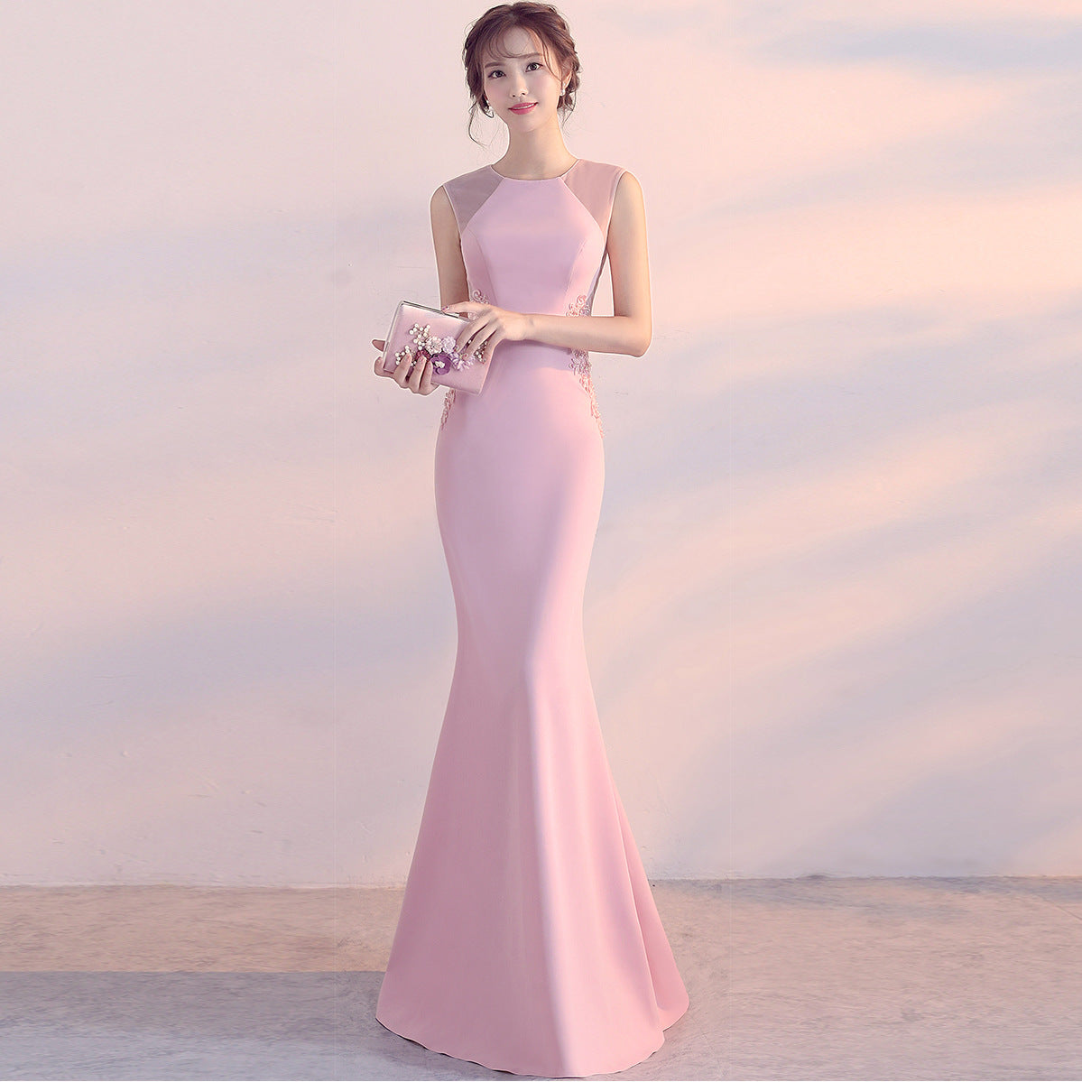 Evening Dress Women Cocktail Host Slim Fit Elegant Five Colors Party Dress Maxi Dress by Ragazza