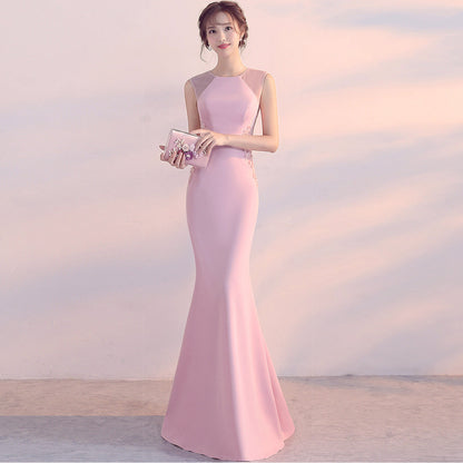 Evening Dress Women Cocktail Host Slim Fit Elegant Five Colors Party Dress Maxi Dress by Ragazza