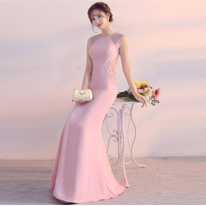 Evening Dress Women Cocktail Host Slim Fit Elegant Five Colors Party Dress Maxi Dress by Ragazza