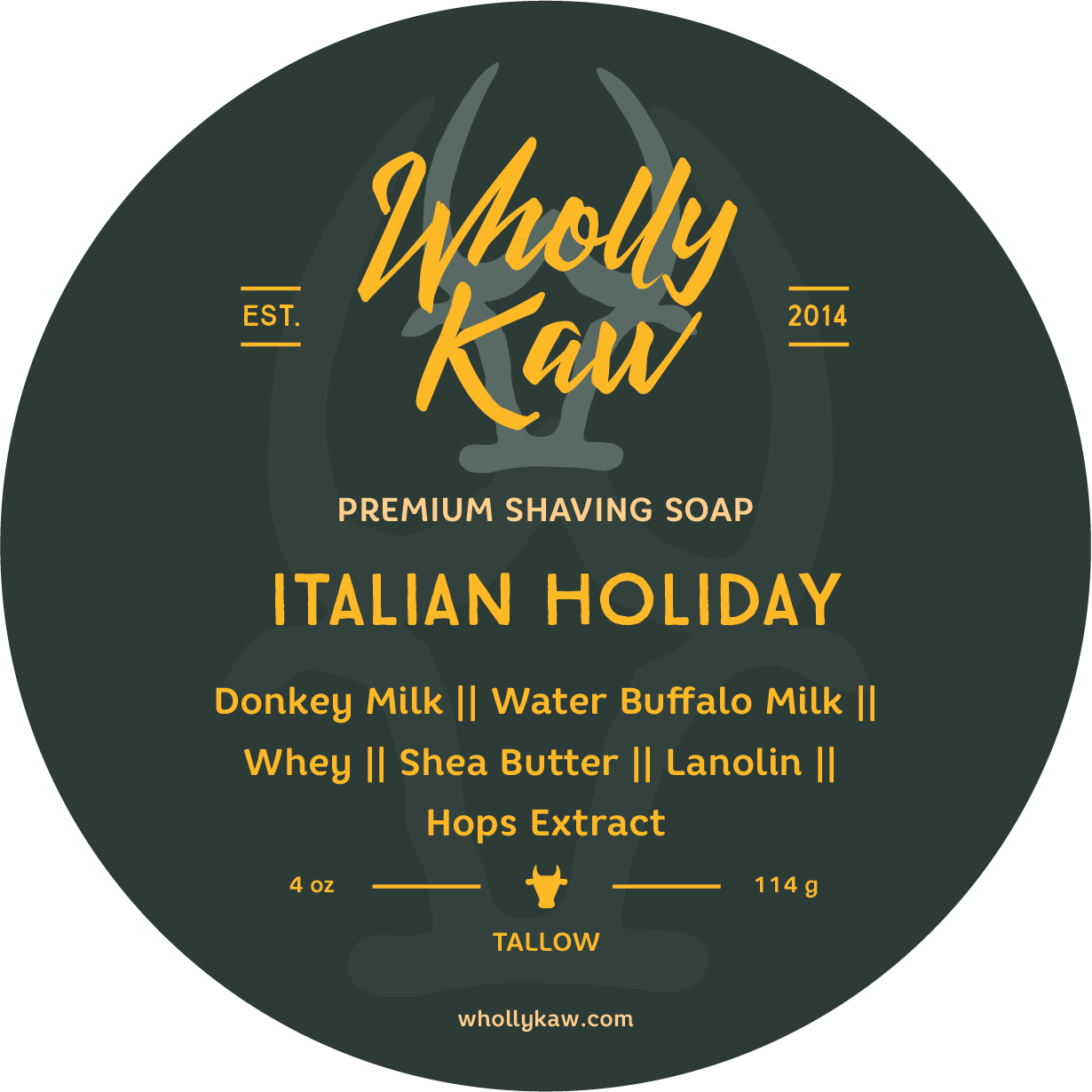 Wholly Kaw Italian Holiday Shaving Collection by Pasteur Pharmacy