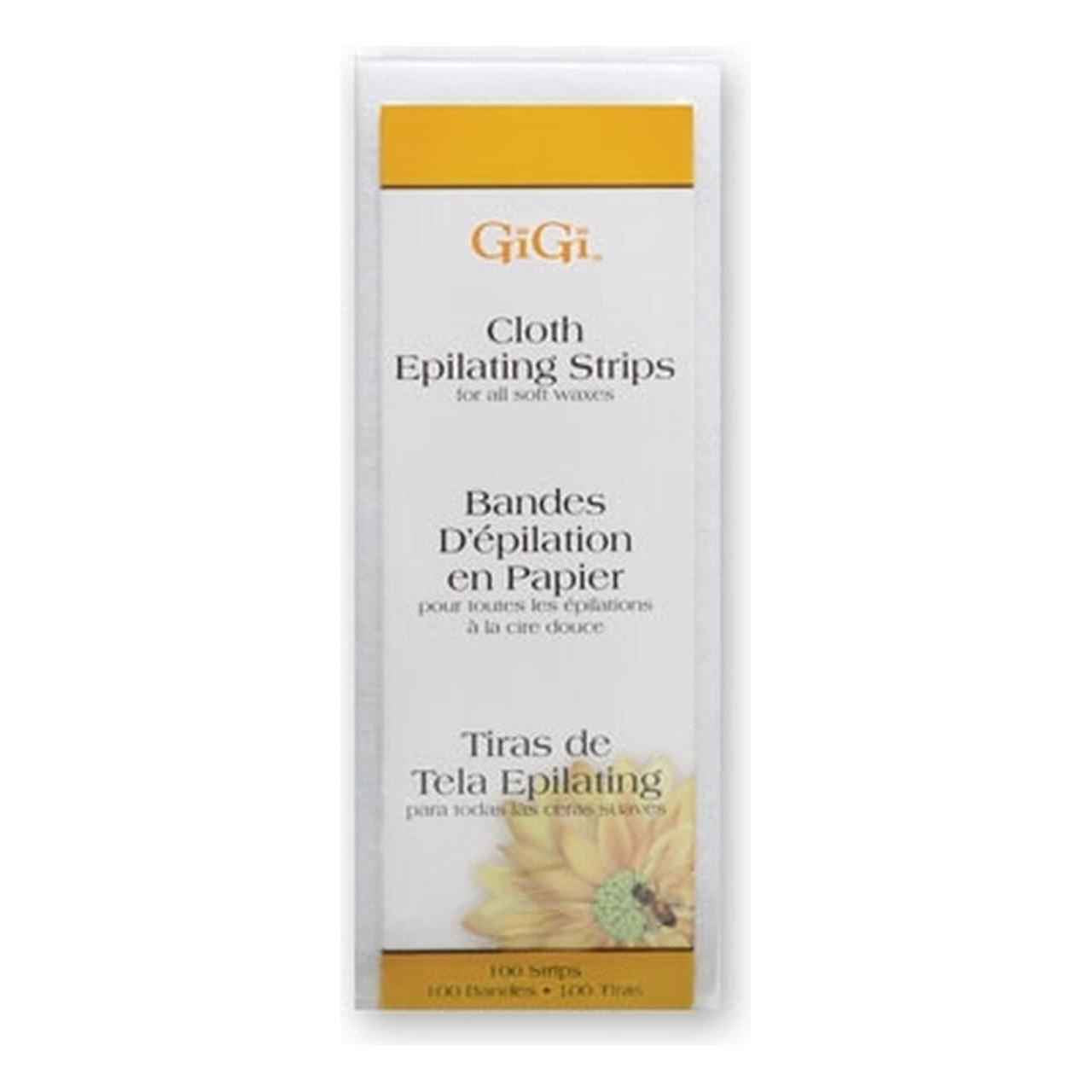 Gigi Cloth Epilating Strips Small (1.75" X 4.5") 100 Strips