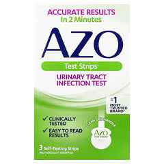 AZO Urinary Tract Infection (UTI) Test Strips – 3 Count