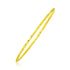 14k Yellow Gold Thin Twisted Shiny Bangle  DestGlow