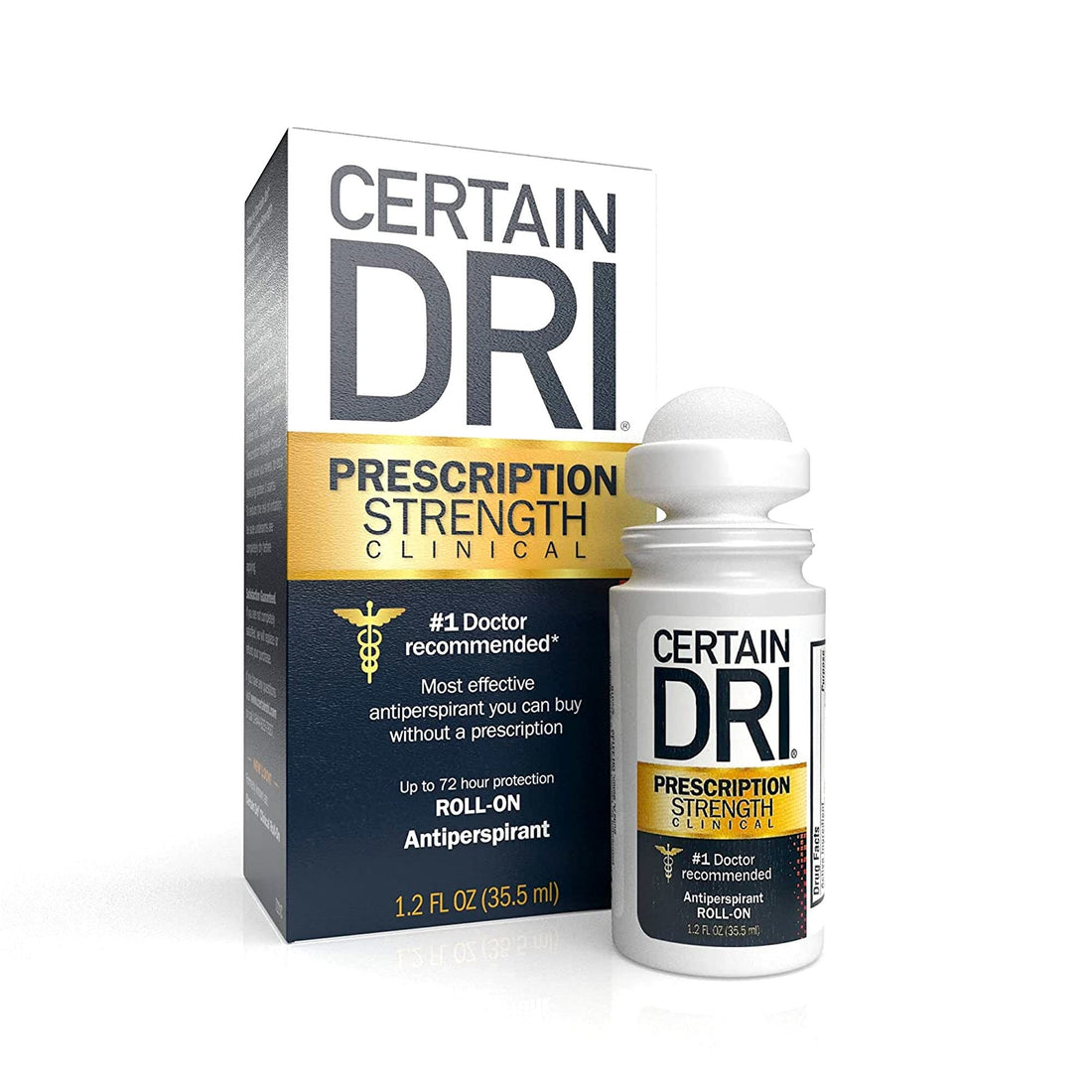 Certain Dri® Prescription Strength Clinical Antiperspirant Roll-On – 1.2 Fl Oz by Pasteur Pharmacy
