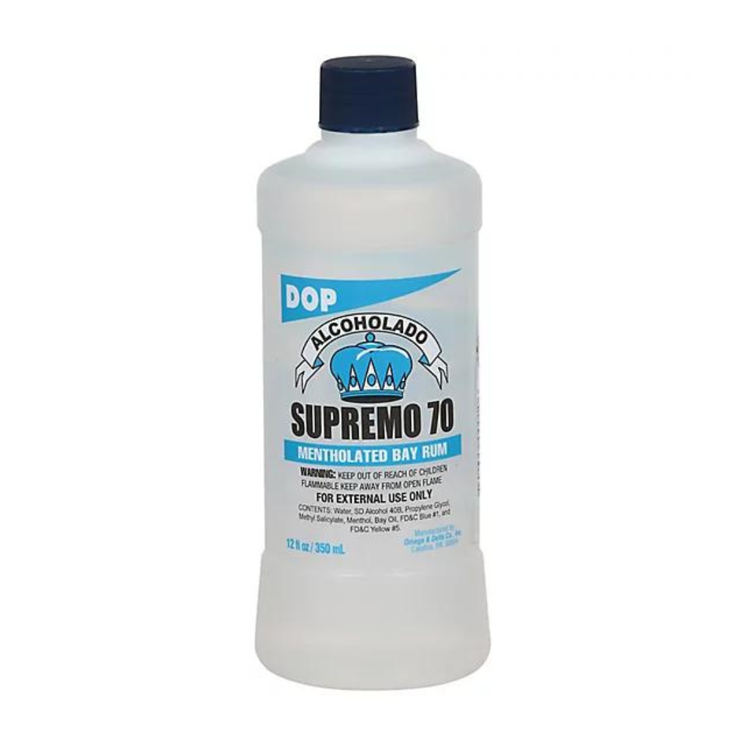 DOP Alcoholado Supremo 70 Mentholated Bay Rum (12 fl oz)