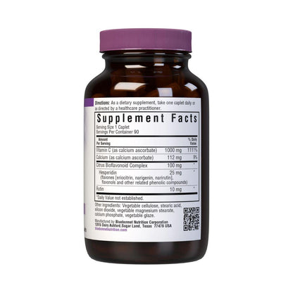 Bluebonnet Buffered Vitamin C 1000 mg, 90 Vegetables Capsules