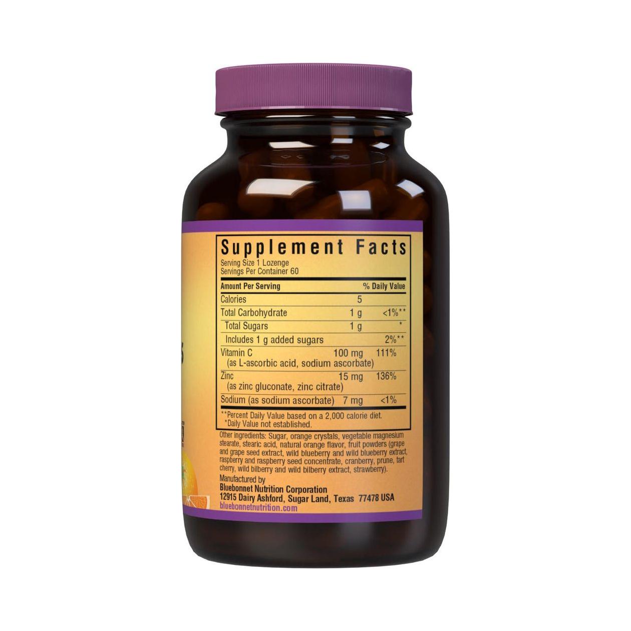 Bluebonnet EarthSweet Zinc Orange Flavor - 60 Lozenges by Pasteur Pharmacy