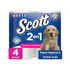 Scott 2 in 1 Toilet Paper (4 Rolls) by Farmacias Savia