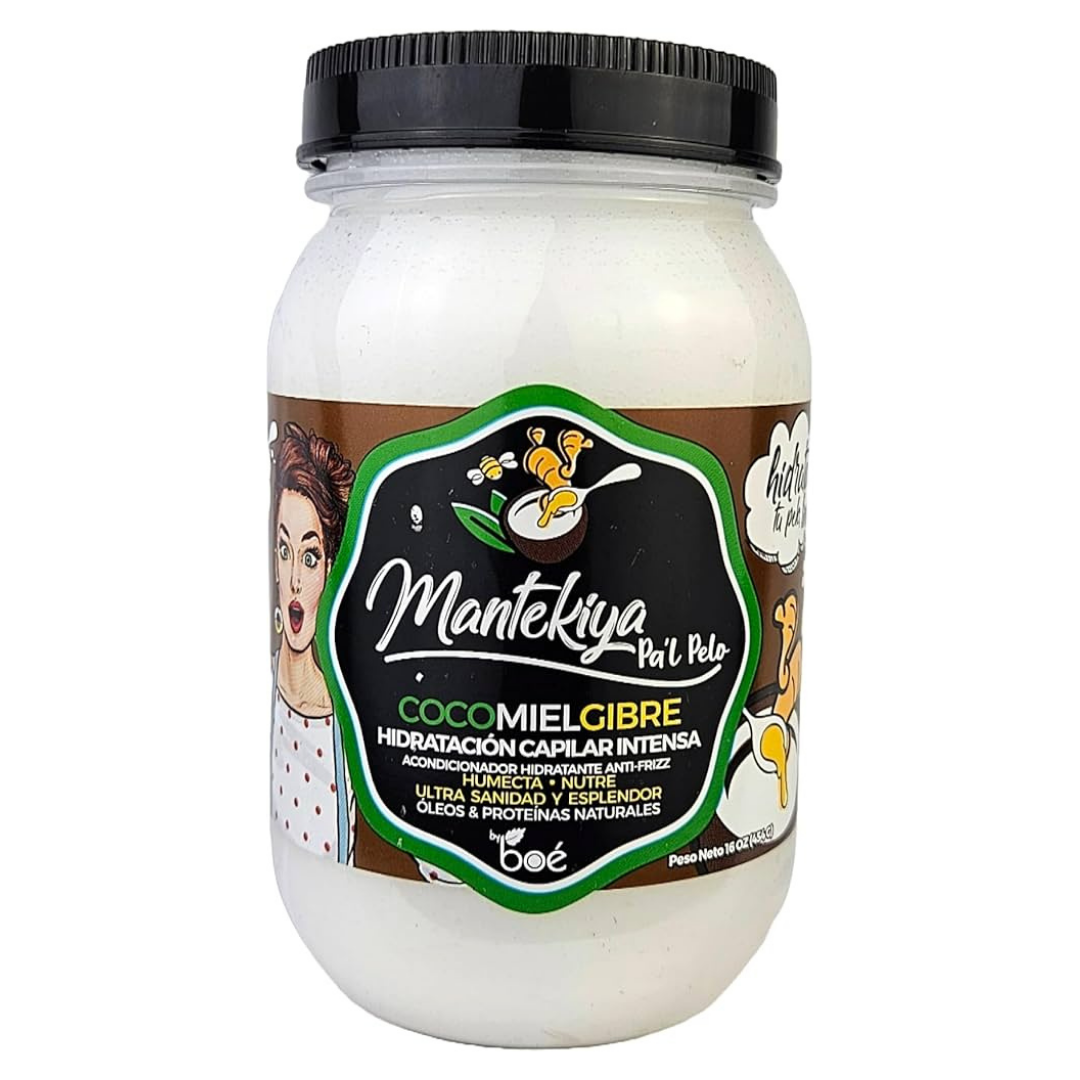 Mantekiya Pal Pelo Hair Mask Coconut Honey Ginger by Farmacias Savia
