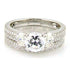 Natural 1.05ct Engagement Ring Set 18KT White Gold by Bids.com