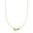 14k Yellow Gold Script LOVE Necklace by Bids.com