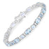10.06 Carat Genuine Aquamarine .925 Sterling Silver Bracelet by Bids.com