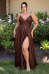Cinderella Divine 7485C Sweetheart Neckline Soft Satin A-Line Formal Dress  DestGlow