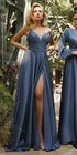 Ladivine 7485 Long Sweetheart Soft Satin A-Line Formal Dress by DiscountDressShop