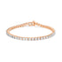 .925 Sterling Silver 1.0 Cttw Miracle-Set Diamond Round Faceted Bezel Tennis Bracelet (I-J Color, I3 Clarity) - 7" by Bids.com