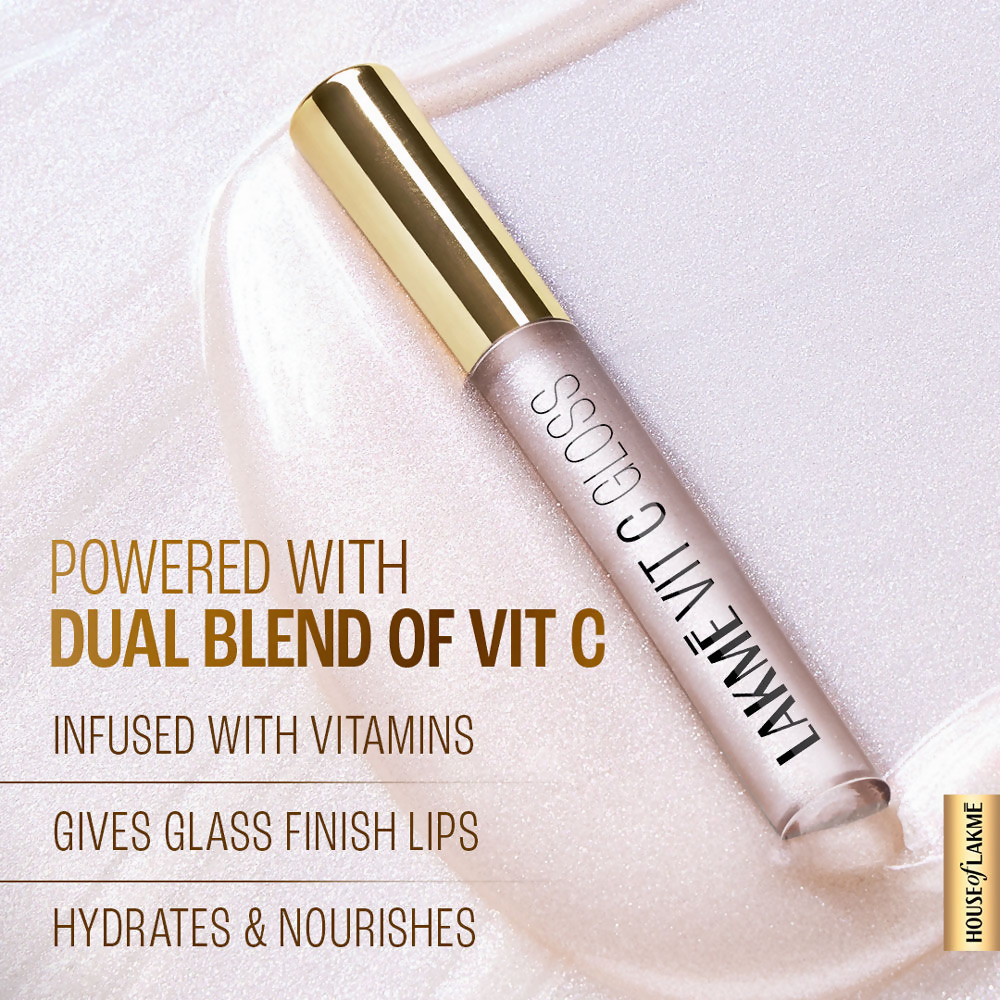 Lakme Superglow Vit C Gloss - Pearl