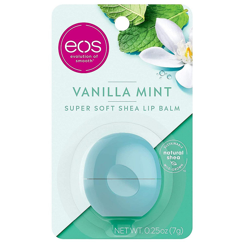 eos Visibly Soft Lip Balm Sphere, Vanilla Mint, 0.25 Oz by Pasteur Pharmacy