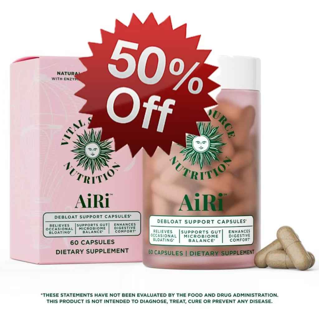 Debloat Support Capsules -AiRi- Vital Source Nutrition