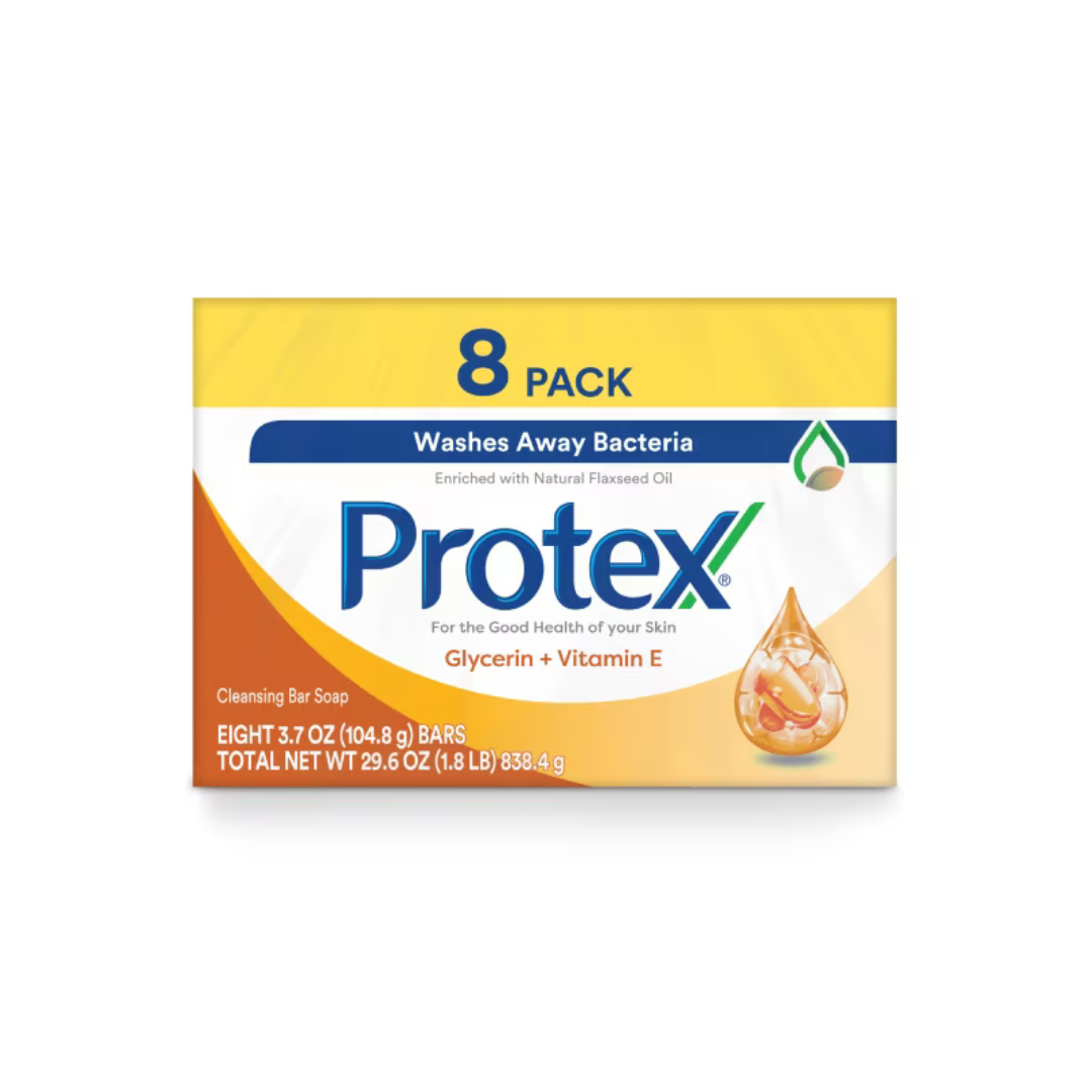 Protex Vitamin E Bar Soap 8-Pack (3.7oz each) by Farmacias Savia