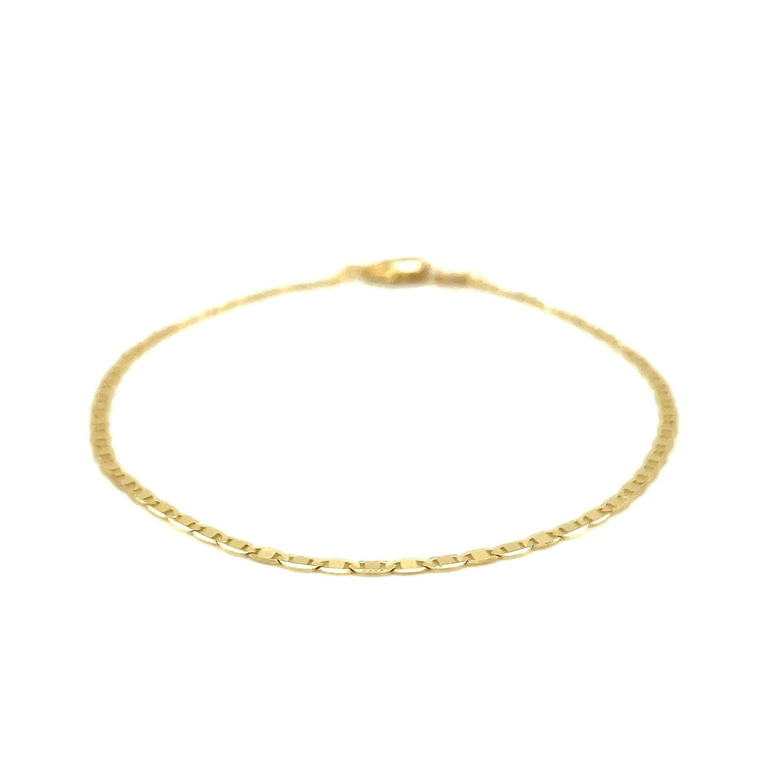 10k Yellow Gold Mariner Link Bracelet 1.7mm  DestGlow