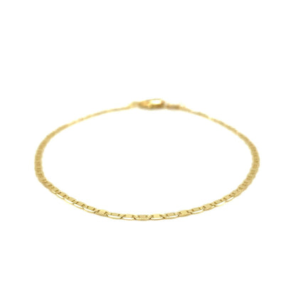 10k Yellow Gold Mariner Link Bracelet 1.7mm  DestGlow