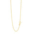 14k Yellow Gold Adjustable Cable Chain 1.1mm by Bids.com