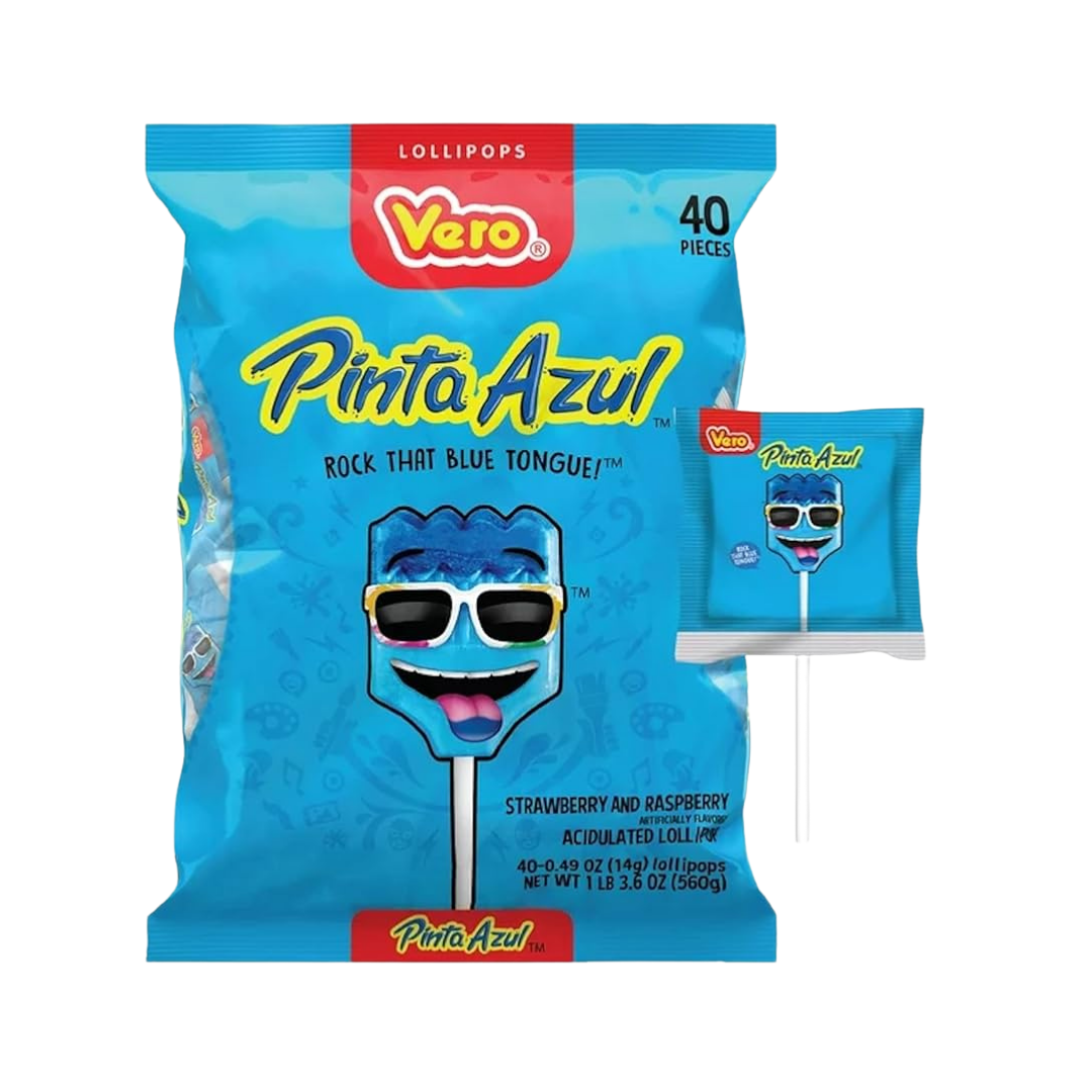 Pinta Azul Blue Hard Candy (48pc) by Farmacias Savia