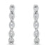 10K White Gold Diamond Hoop Earrings (1 1/2 cttw, H-I Color, I1-I2 Clarity) by Bids.com