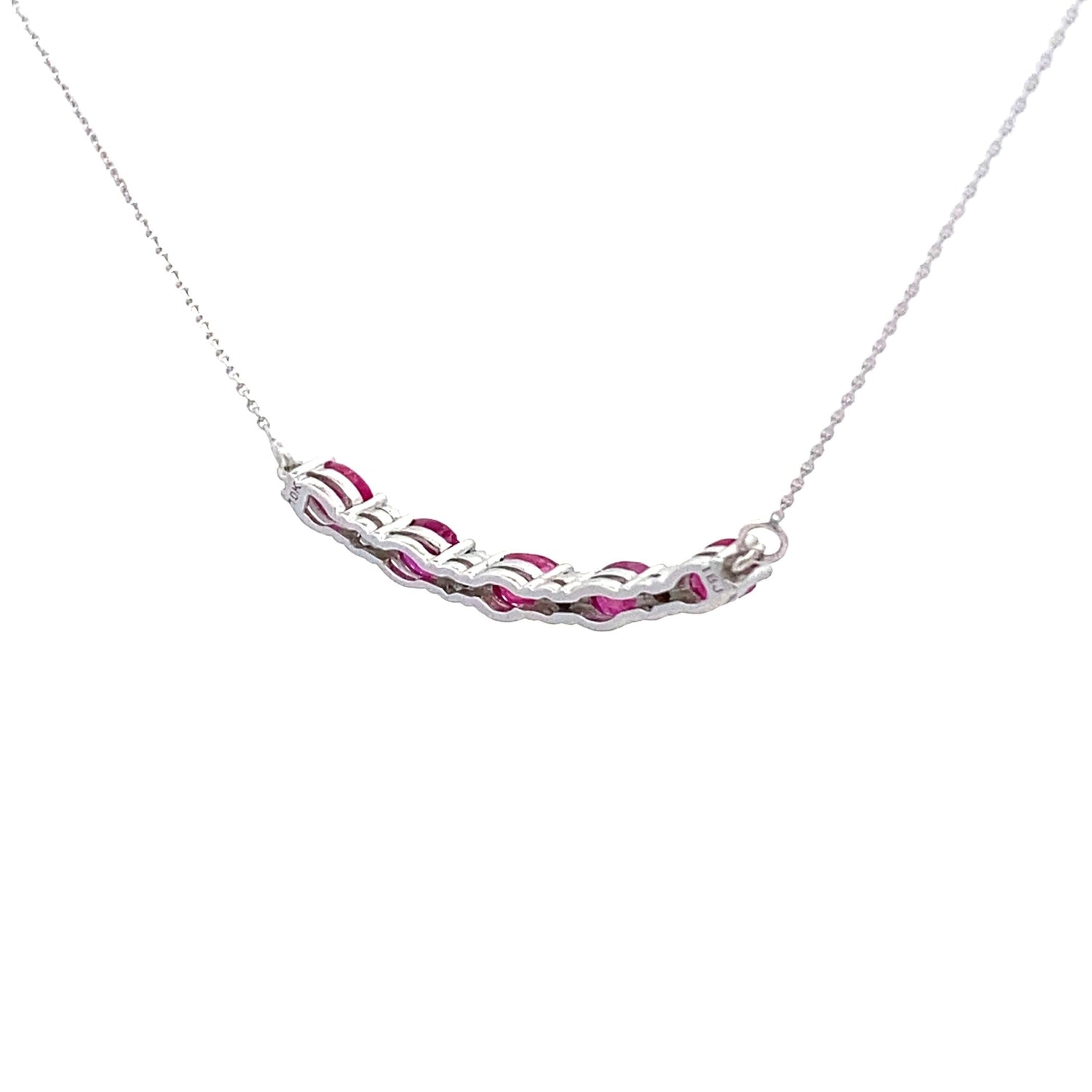 .73ct Ruby Diamond Fashion Pendants 10KT White Gold by Bids.com