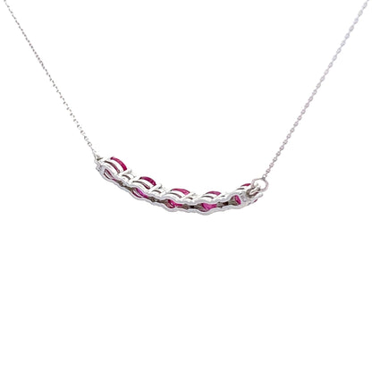 .73ct Ruby Diamond Fashion Pendants 10KT White Gold by Bids.com