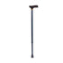 Adjustable Aluminum Walking Cane with Derby Handle Blue Ice by Pasteur Pharmacy