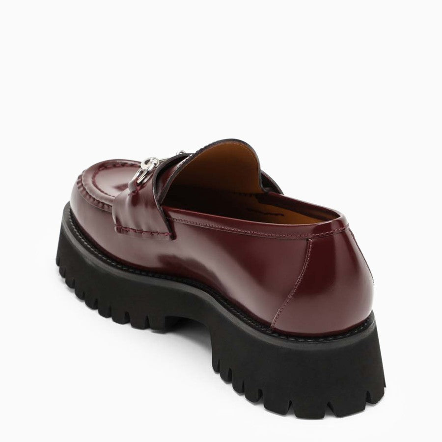 Gucci Women Bourdeaux Moccasin With Horsebit by Luosophy