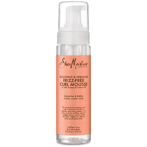 SheaMoisture Coconut &amp; Hibiscus Frizz-Free Curl Mousse 220ml by Pasteur Pharmacy