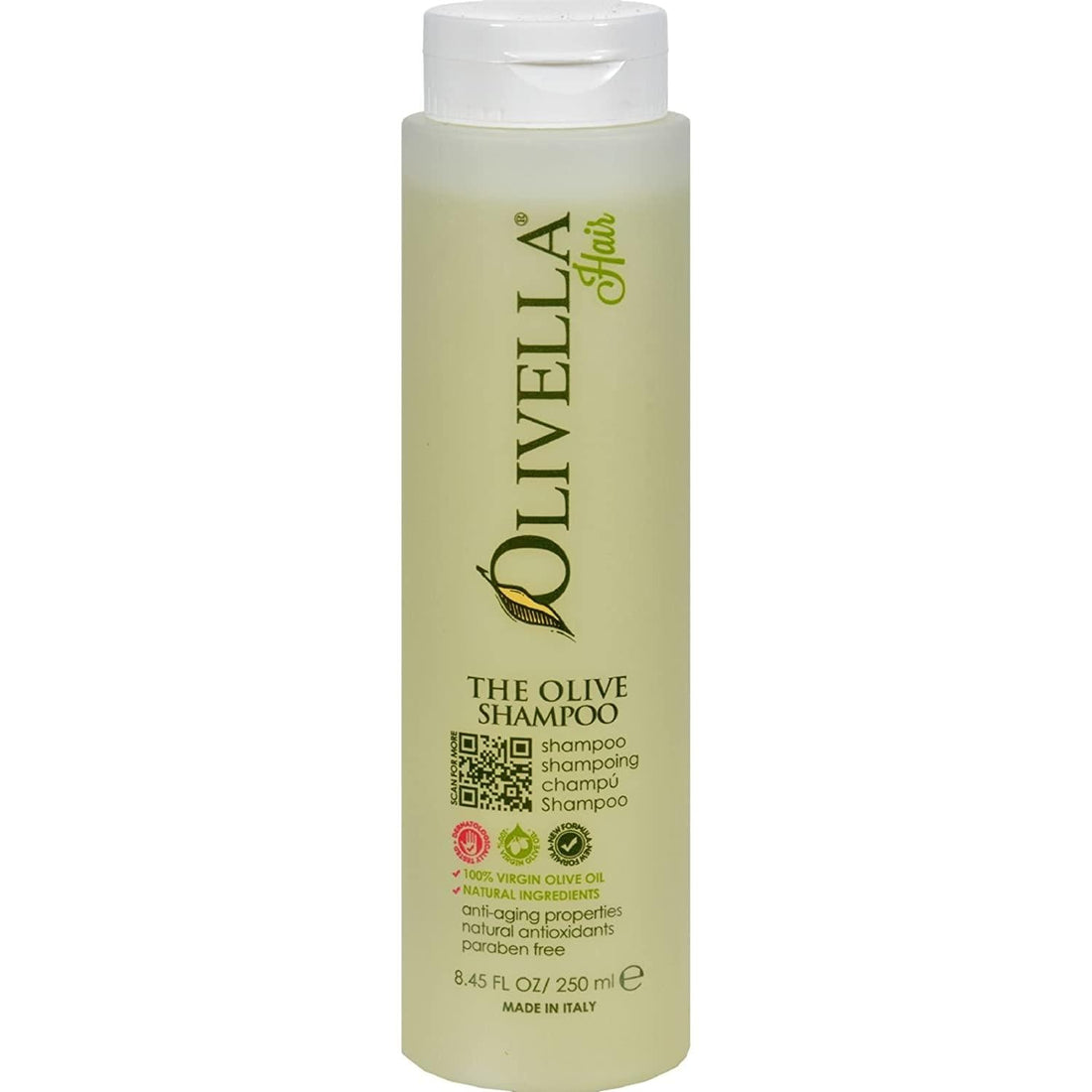 Olivella The Olive Shampoo Natural Formula 8.5 fl oz by Pasteur Pharmacy