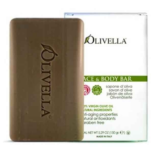 Olivella Classic All Natural Olive Oil Face &amp; Body Soap 5.29 oz