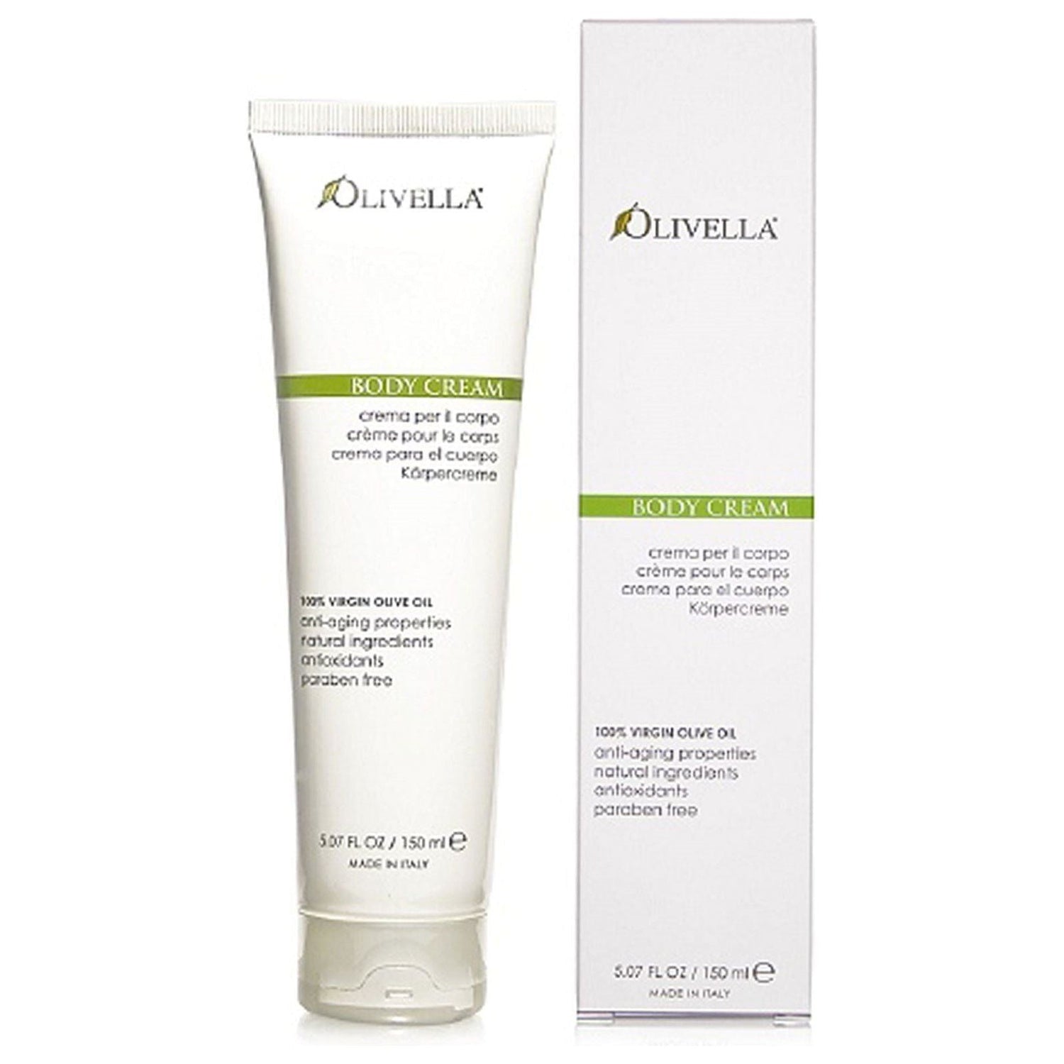 Olivella Virgin Olive Oil Body Cream 5.07 fl oz by Pasteur Pharmacy