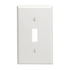 Switch Plate Cover Single White & Ivory (Durable Plastic) by Farmacias Savia
