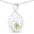 0.15 Carat Genuine Peridot .925 Sterling Silver Pendant by Bids.com