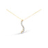 AGS Certified 14k White Gold 3.0 Cttw Baguette and Brilliant Round-Cut Diamond Journey 18" Pendant Necklace (F-G Color, I1-I2 Clarity) by Bids.com