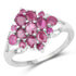 2.10 Carat Genuine Ruby .925 Sterling Silver Ring by Bids.com