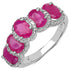 3.20 Carat Genuine Ruby Sterling Silver Ring by Bids.com