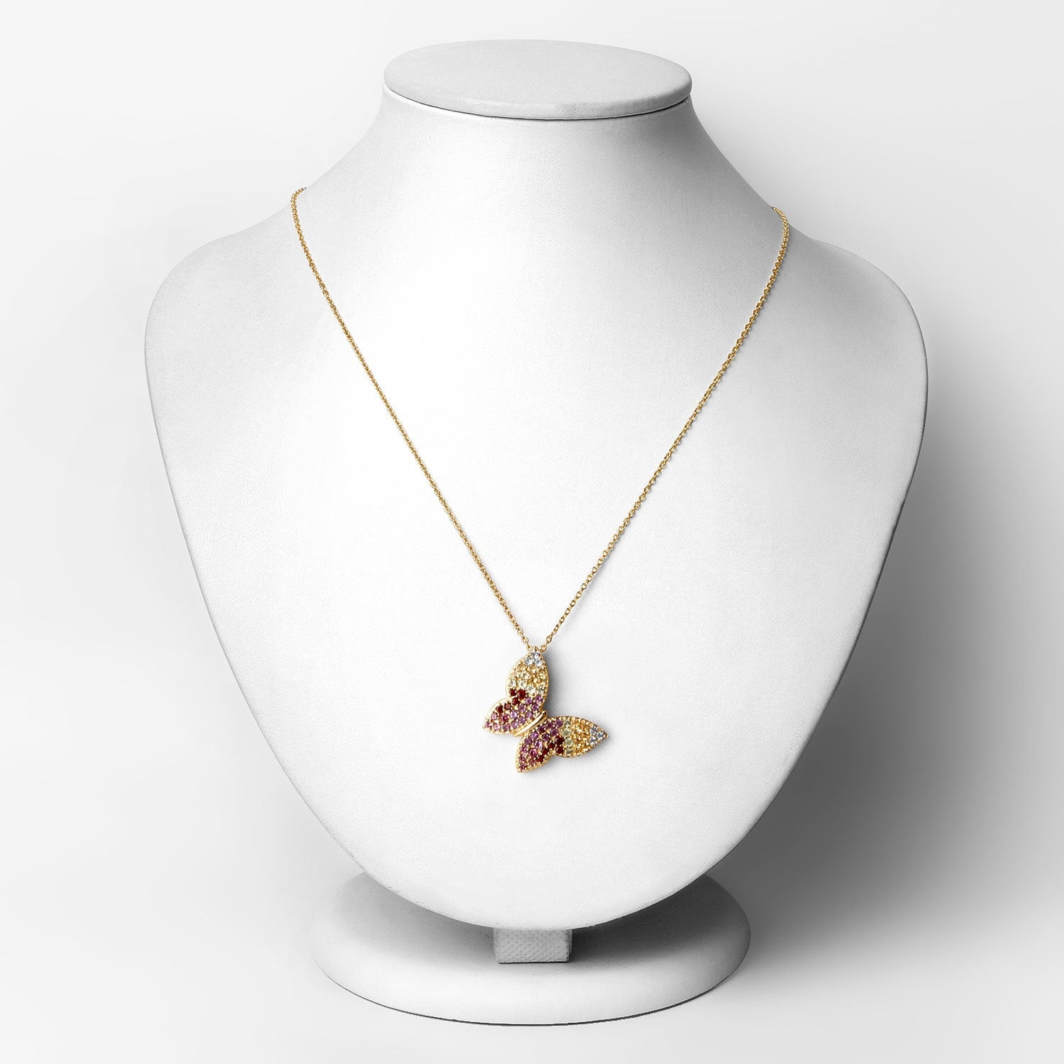 1.62 Carat Genuine Multi Stones .925 Sterling Silver Pendant by Bids.com