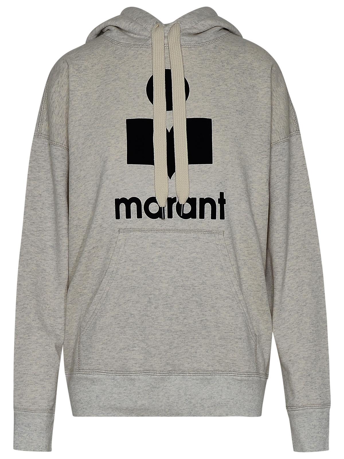 Isabel Marant Etoile Gray Cotton Blend Mansel Sweatshirt Women by Luosophy