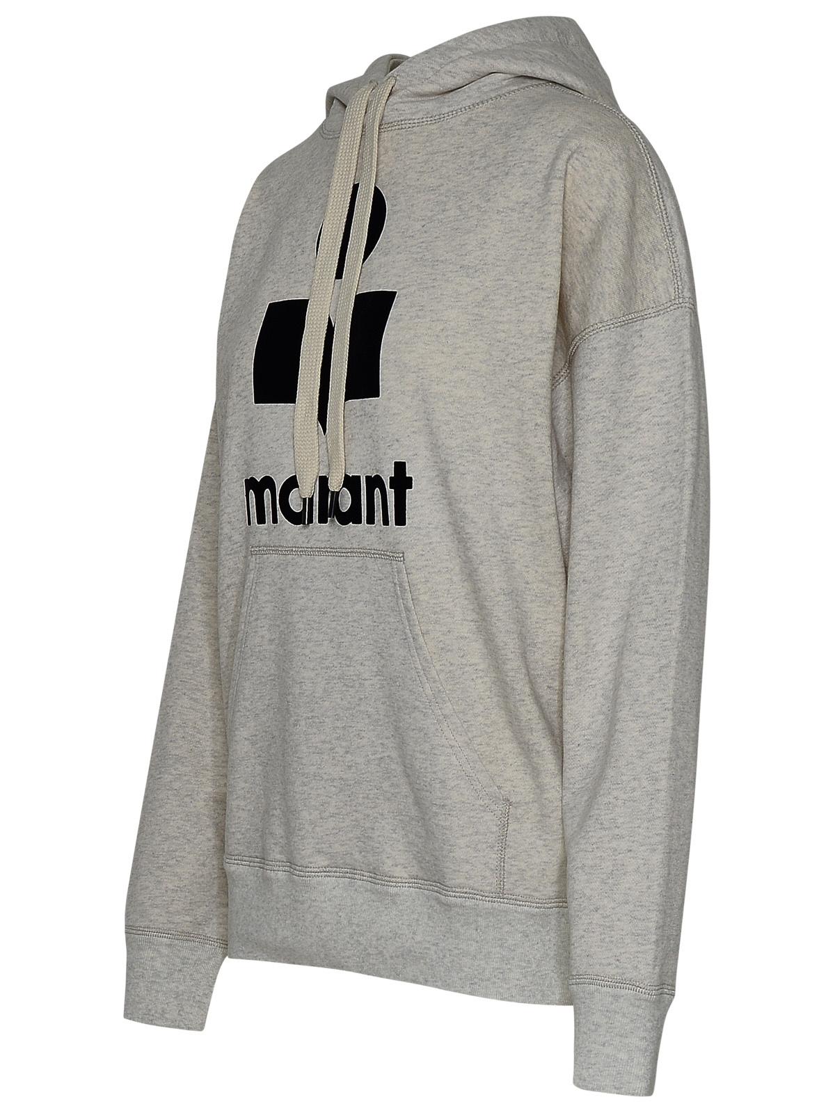 Isabel Marant Etoile Gray Cotton Blend Mansel Sweatshirt Women by Luosophy