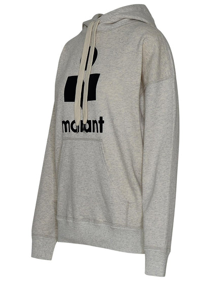 Isabel Marant Etoile Gray Cotton Blend Mansel Sweatshirt Women by Luosophy