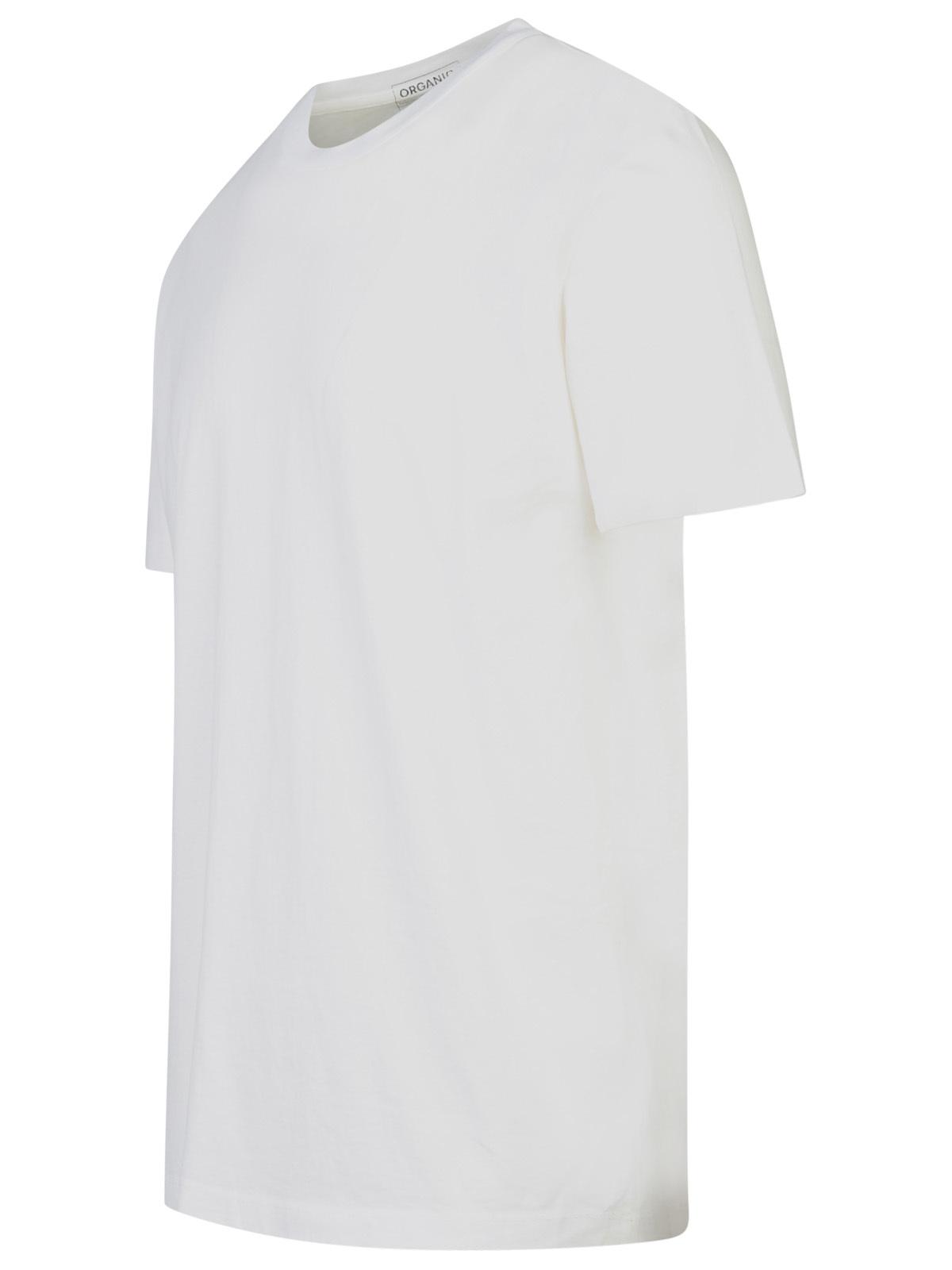 Maison Margiela Set Of 3 White Cotton T-Shirts Men by Luosophy