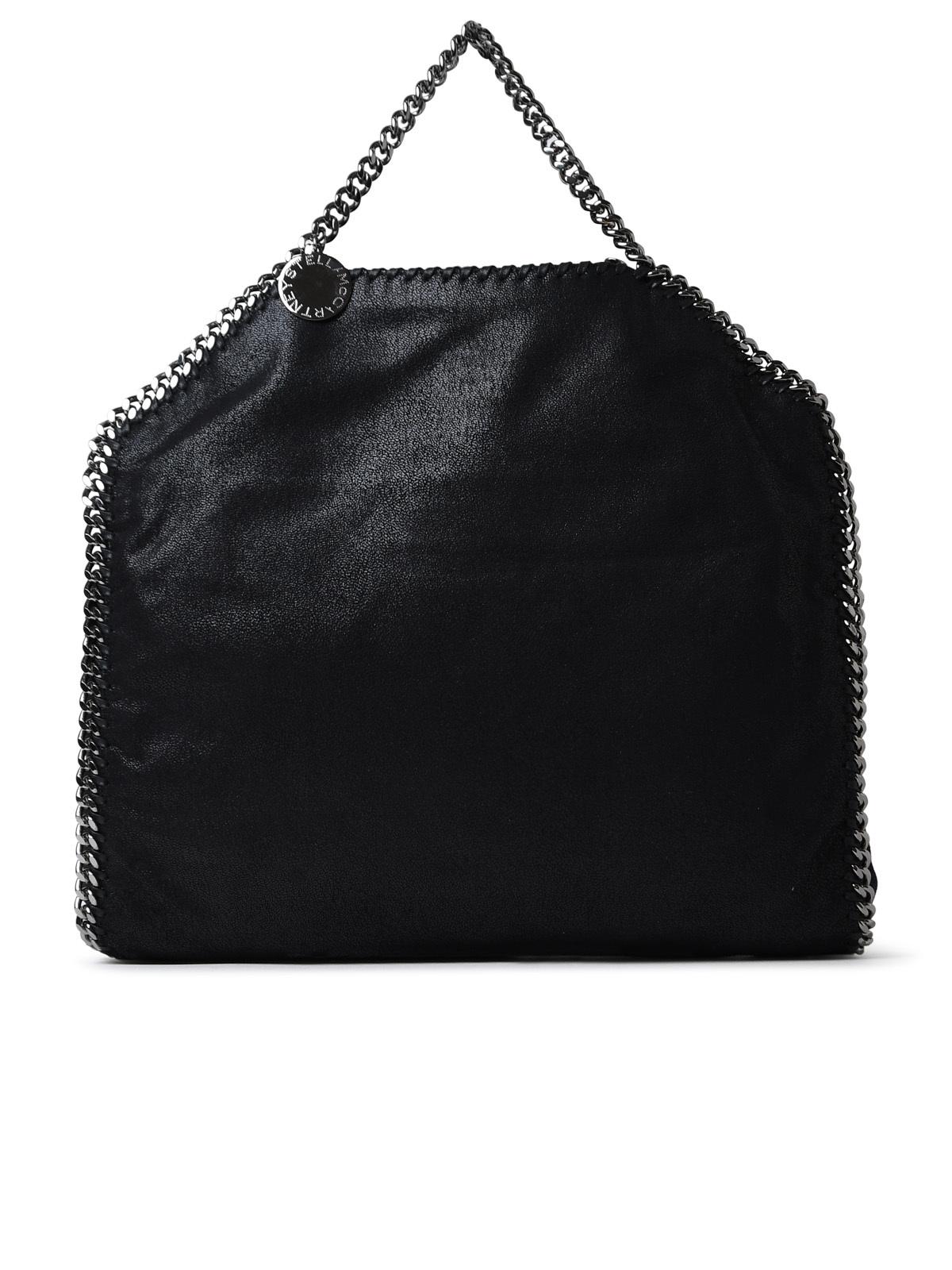Stella Mccartney Black Polyester Falabella 3 Chain Handbag Women by Luosophy