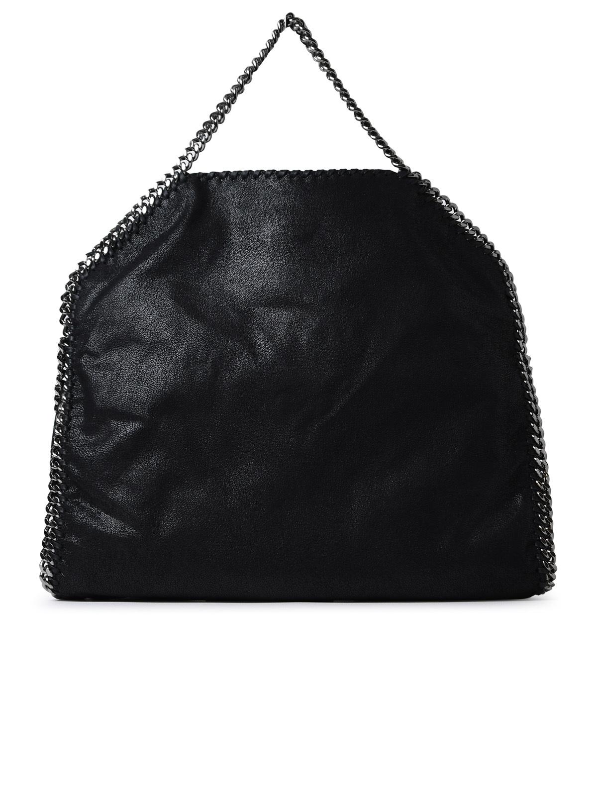Stella Mccartney Black Polyester Falabella 3 Chain Handbag Women by Luosophy