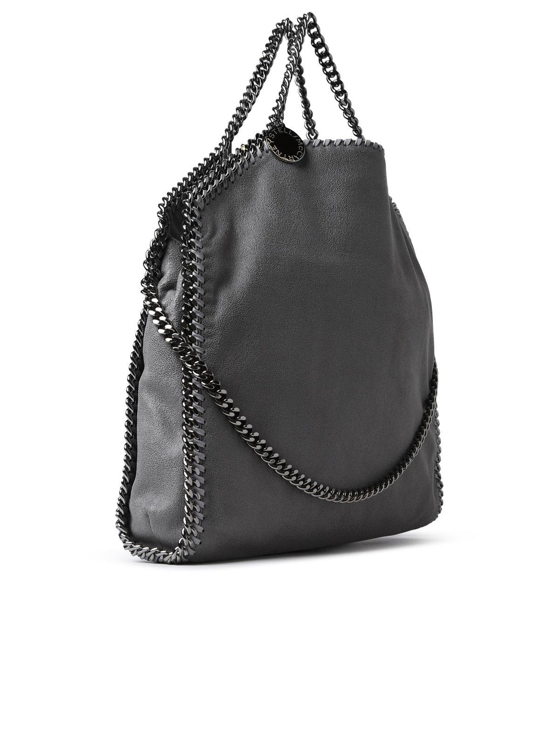Stella Mccartney Grey Polyester 3 Chain Falabella Bag Women by Luosophy