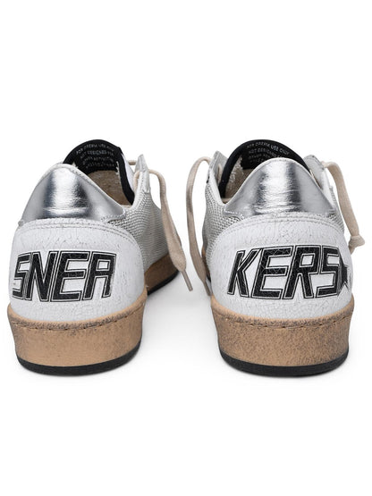 Golden Goose Ballstar Sneakers In White Leather Men by Luosophy